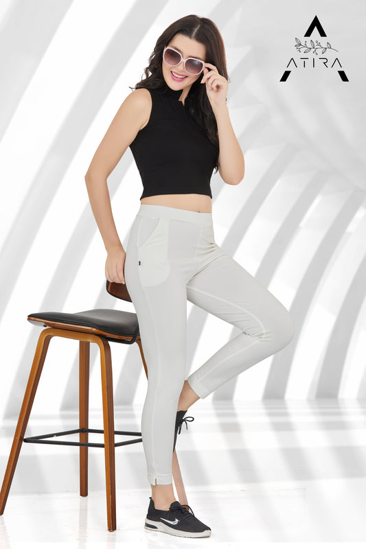 COMFORTABLE AND SOFT OFFWHITE PANTS